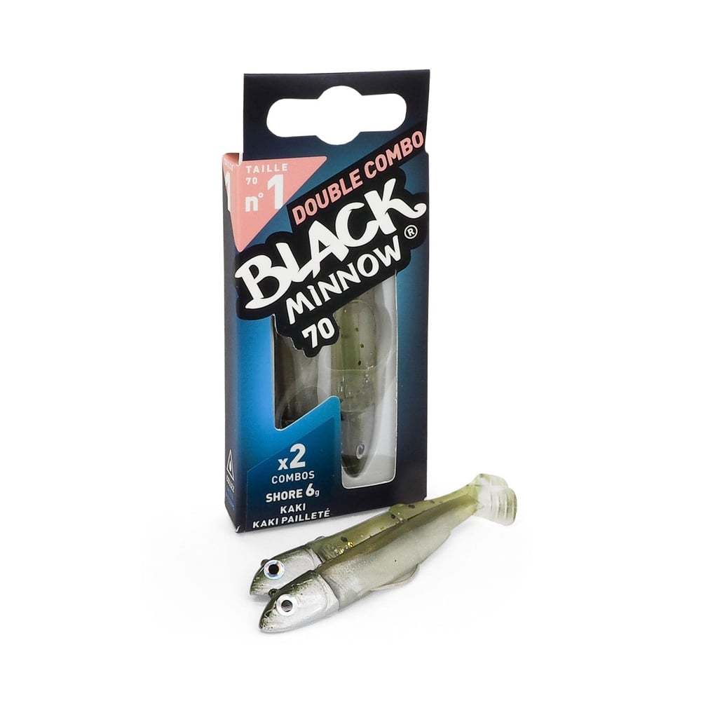 Black Minnow 90 Simple Combo Off Shore 10gr Clear Brown